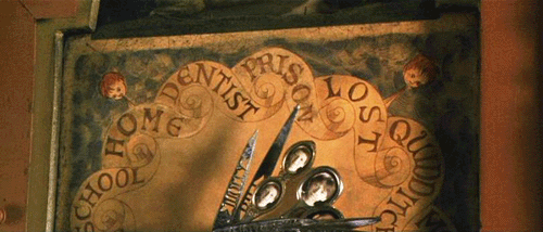 HP Weasley Clock.gif