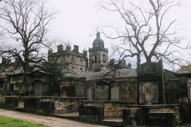Cemetery in Edinburgh, Scotland